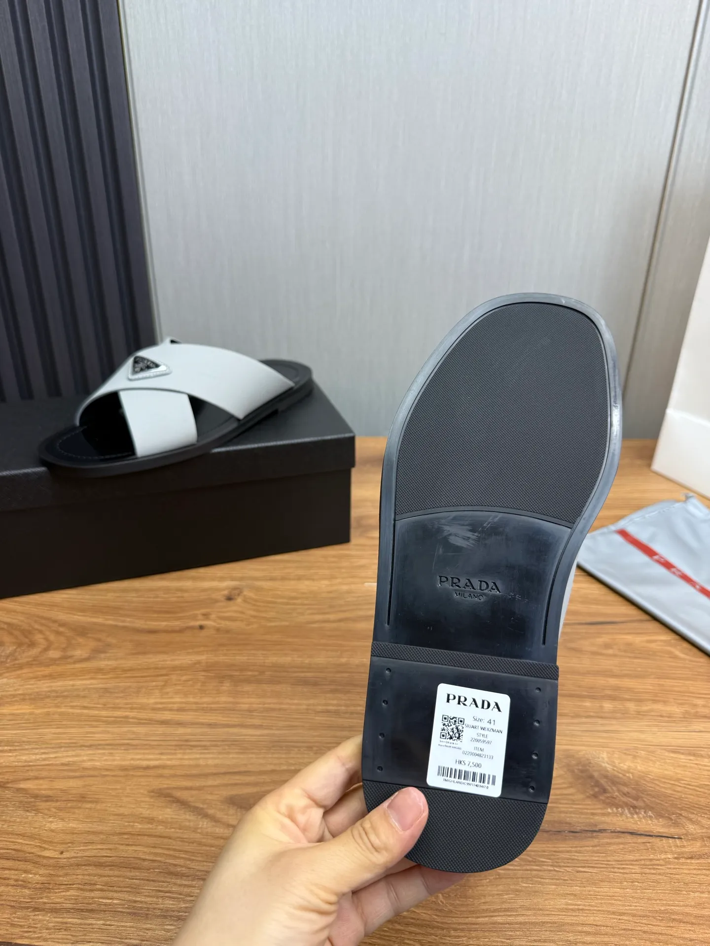 Factory price 340💰 ＰＲＡＤＡPrada - popular men's slippers hot sale 🔥 🩴Official website one to one production 38-45 sizes 45 46 🉑️Customized!